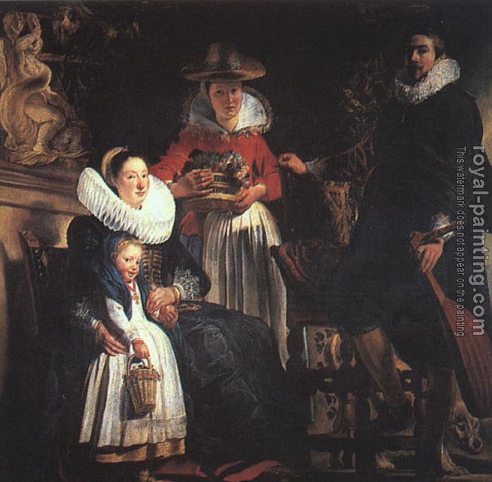 Jacob Jordaens : The Family of the Artist